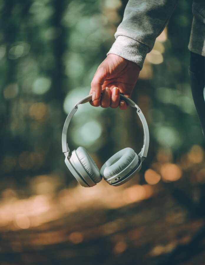 Photo by Inna Kapturevska_Ua a person holding a pair of headphones in their hand